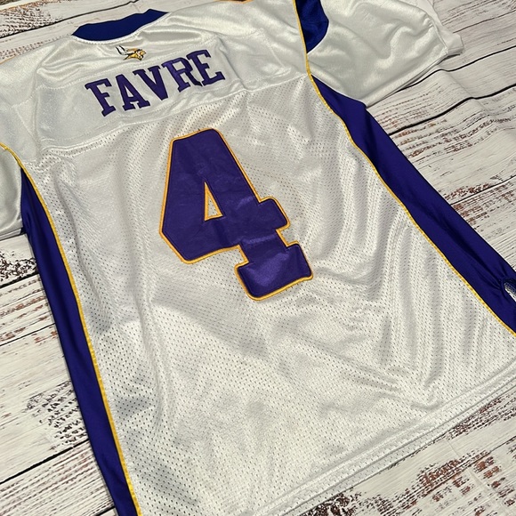 Minnesota Vikings Brett Farve NFL Reebok on field jersey. Size 50(large) 1 star - Picture 3 of 7